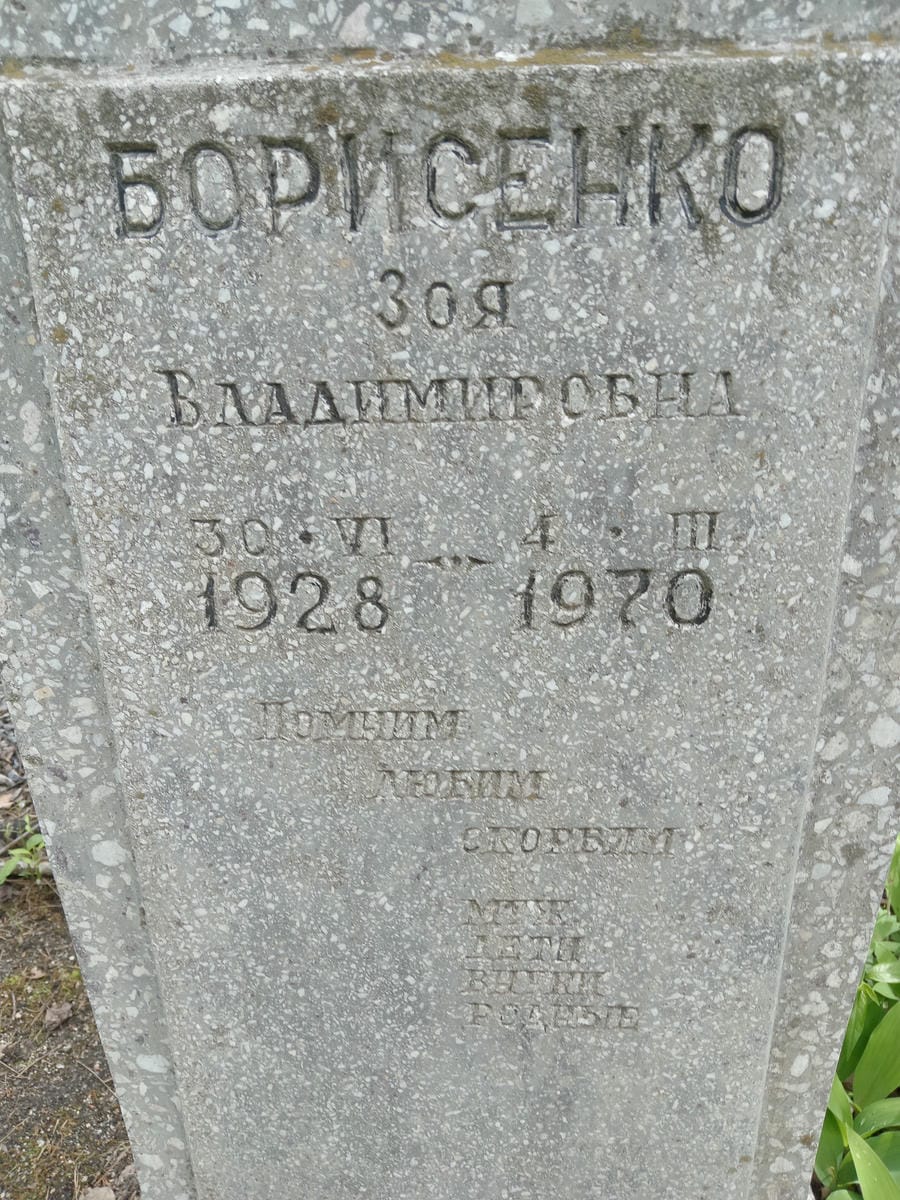 7c1e5a5a-60e7-4006-8f31-d08deda9d6b1 Борисенко Зоя Владимировна