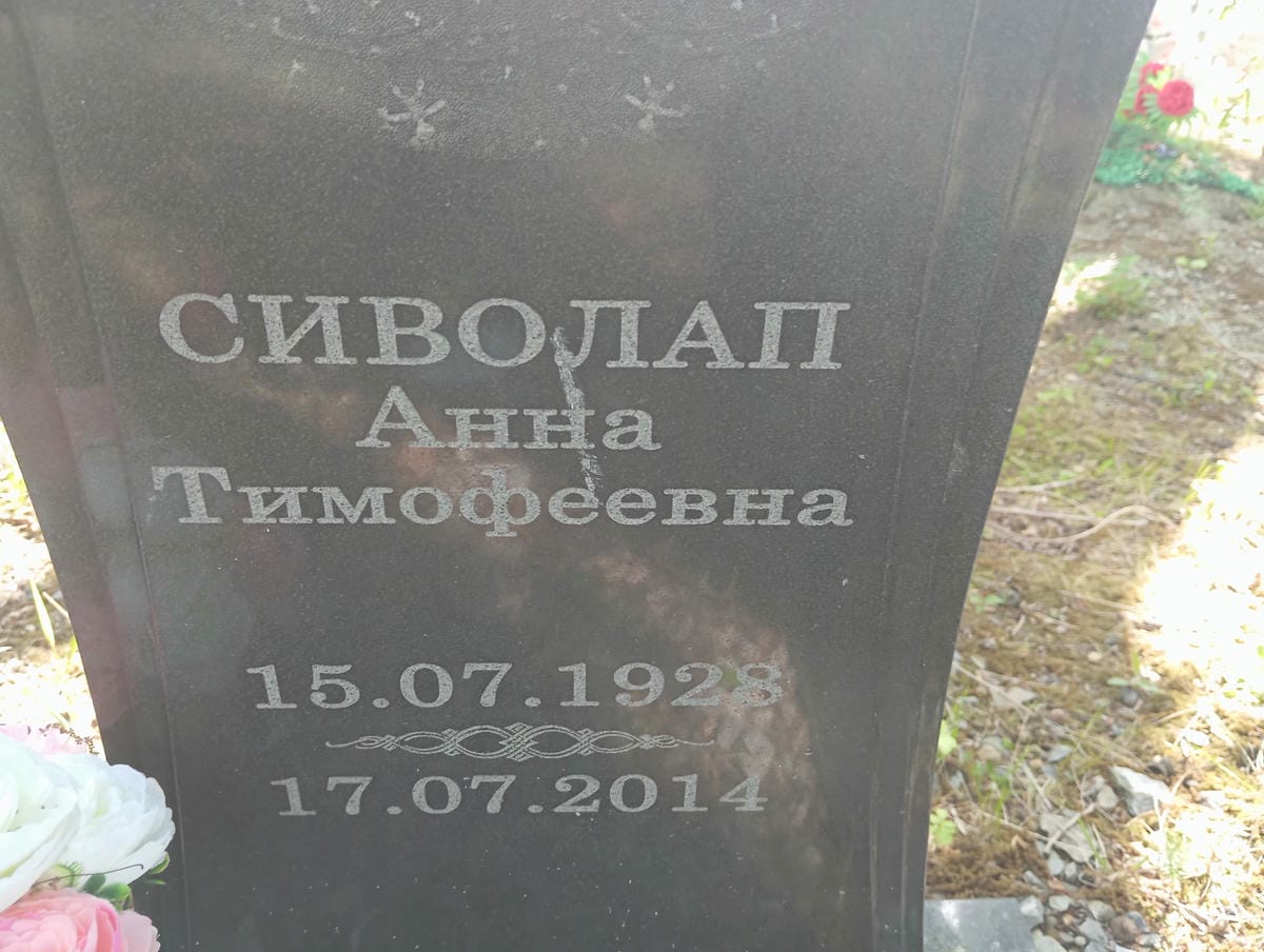 Сиволап Анна Тимофеевна