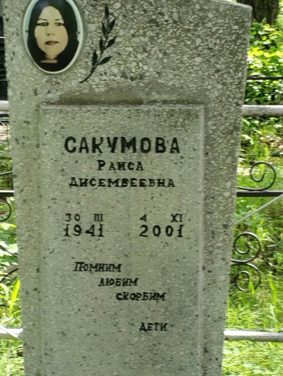 Сакумова Раиса Дисемвеевна