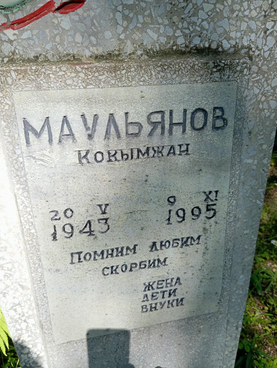Маульянов Кокымжан Неизвестно
