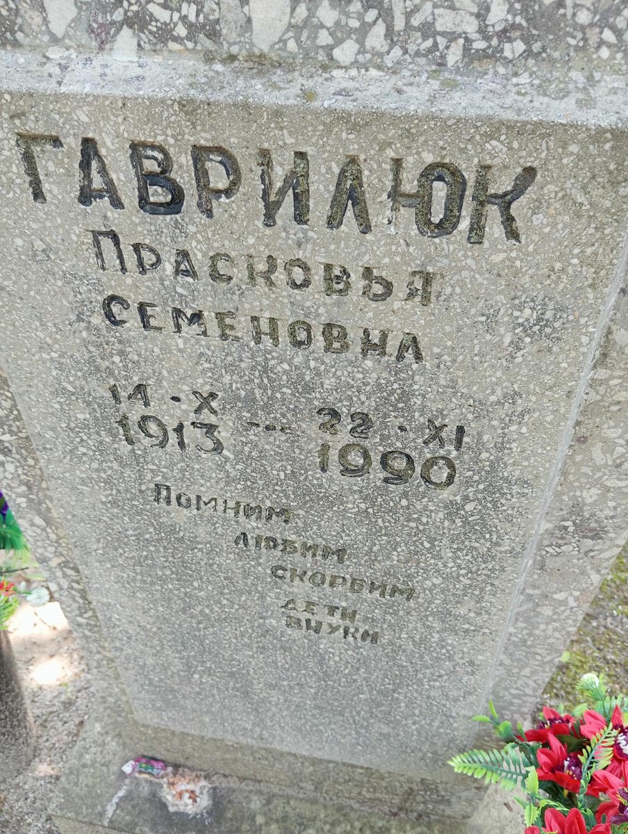 f959662c-1d64-406e-b8f4-f3977ebe40b3 Гаврилюк Прасковья Семеновна