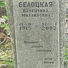Белоцкая Валентина Михайловна
