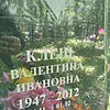 Клещ Валентина Ивановна