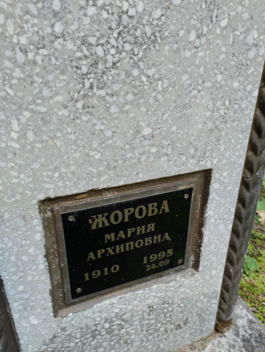 Жорова Мария Архиповна