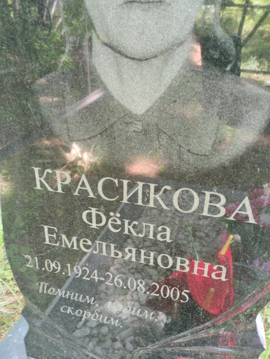 e4e2ca3b-2ef0-4c29-bafb-8e86e28fa12c Красикова Фекла Емельяновна