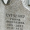 Сутченко Ганна Яковлевна