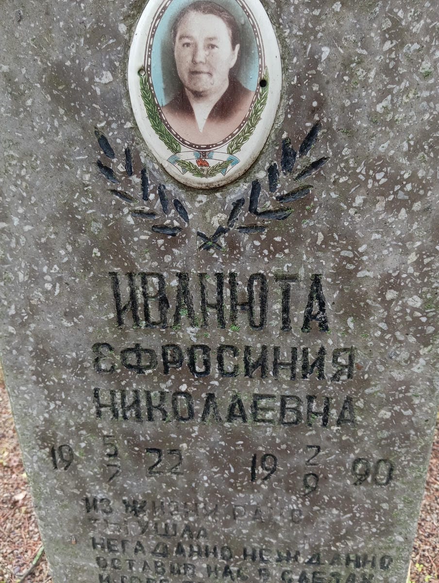 Иванюта Ефросинья Николаевна