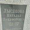 Лысякова Наталья Никифоровна