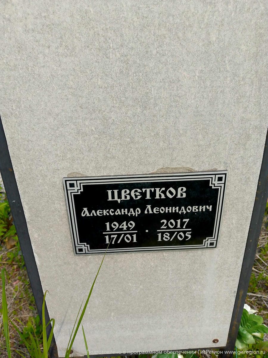 115389f7-ab0e-4ef4-802c-7842b7412204 Цветков Александр Леонидович