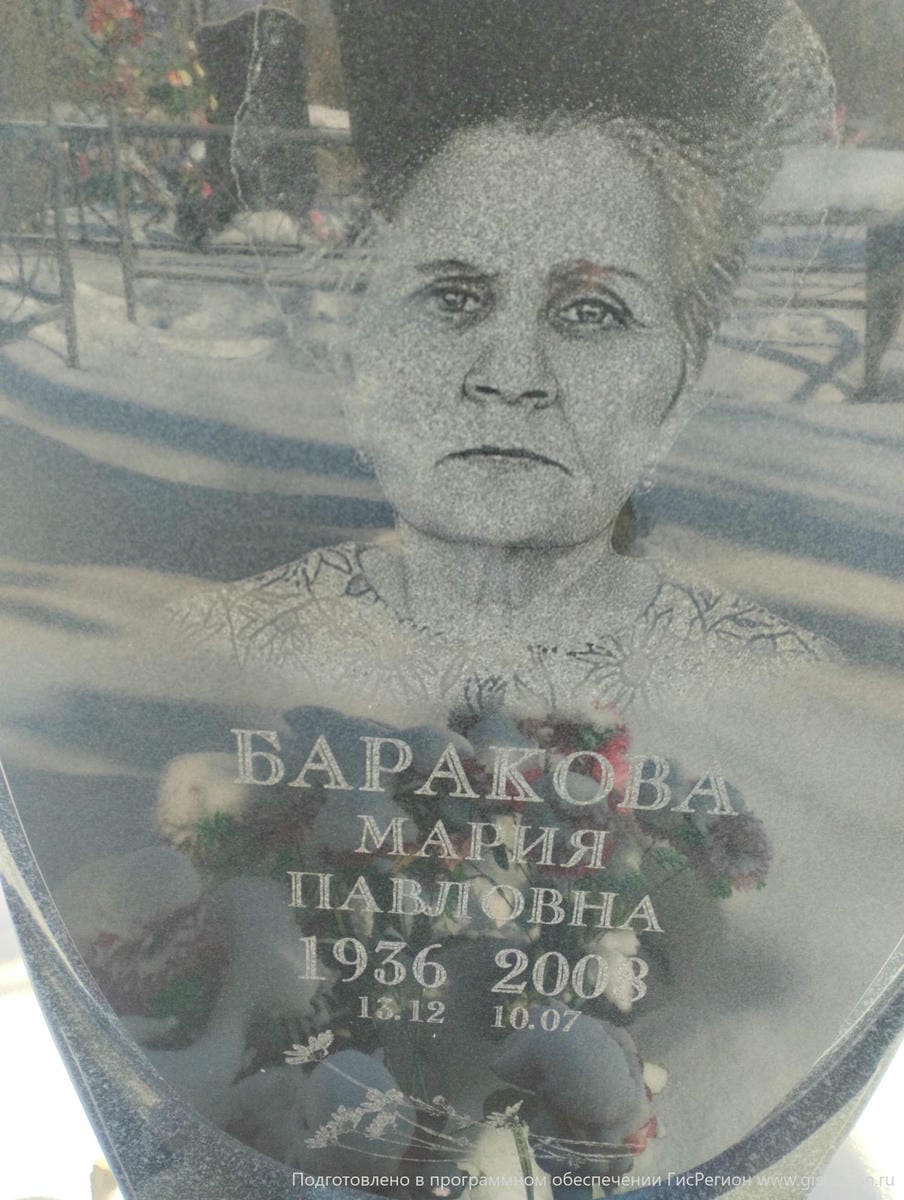 Баракова Мария Павловна