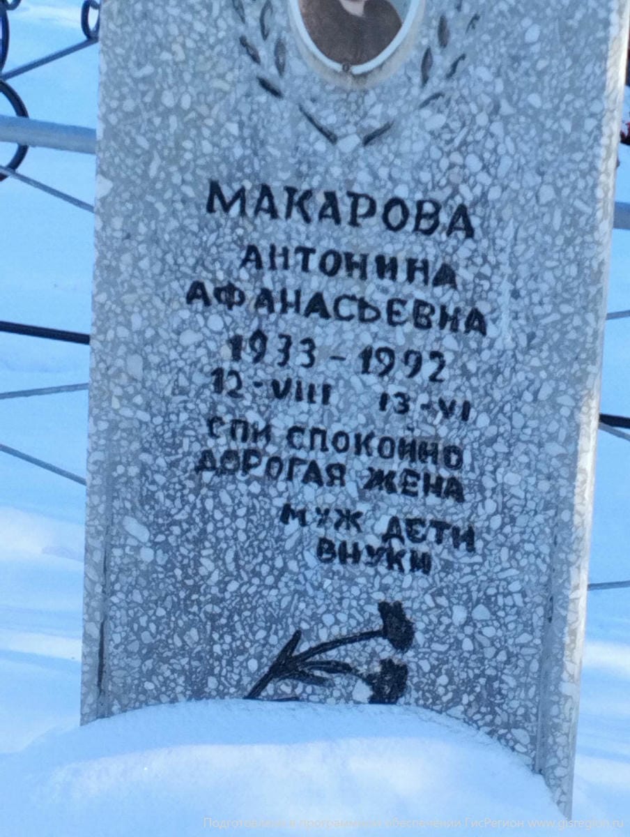 Макарова Антонина Афанасьевна