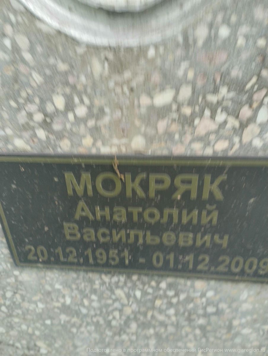 Мокряк Анатолий Васильевич