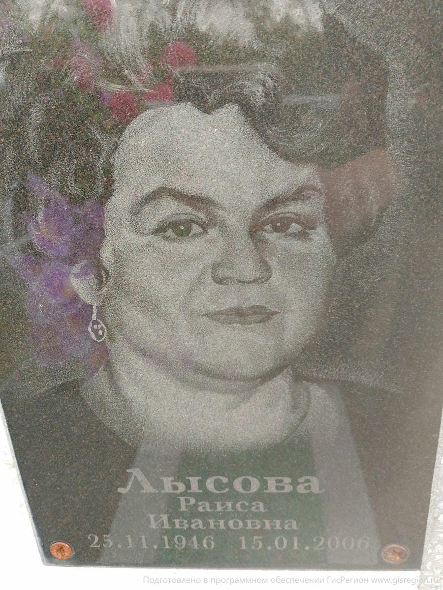 Лысова Раиса Ивановна