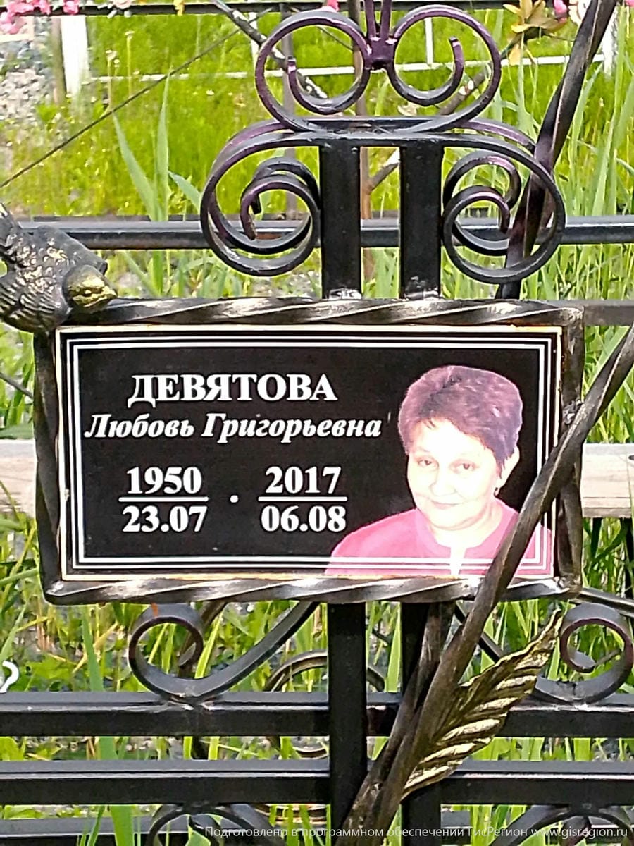 4cf3b457-25d0-4b4e-bccb-b1d47baeb8f8 Девятова Любовь Григорьевна