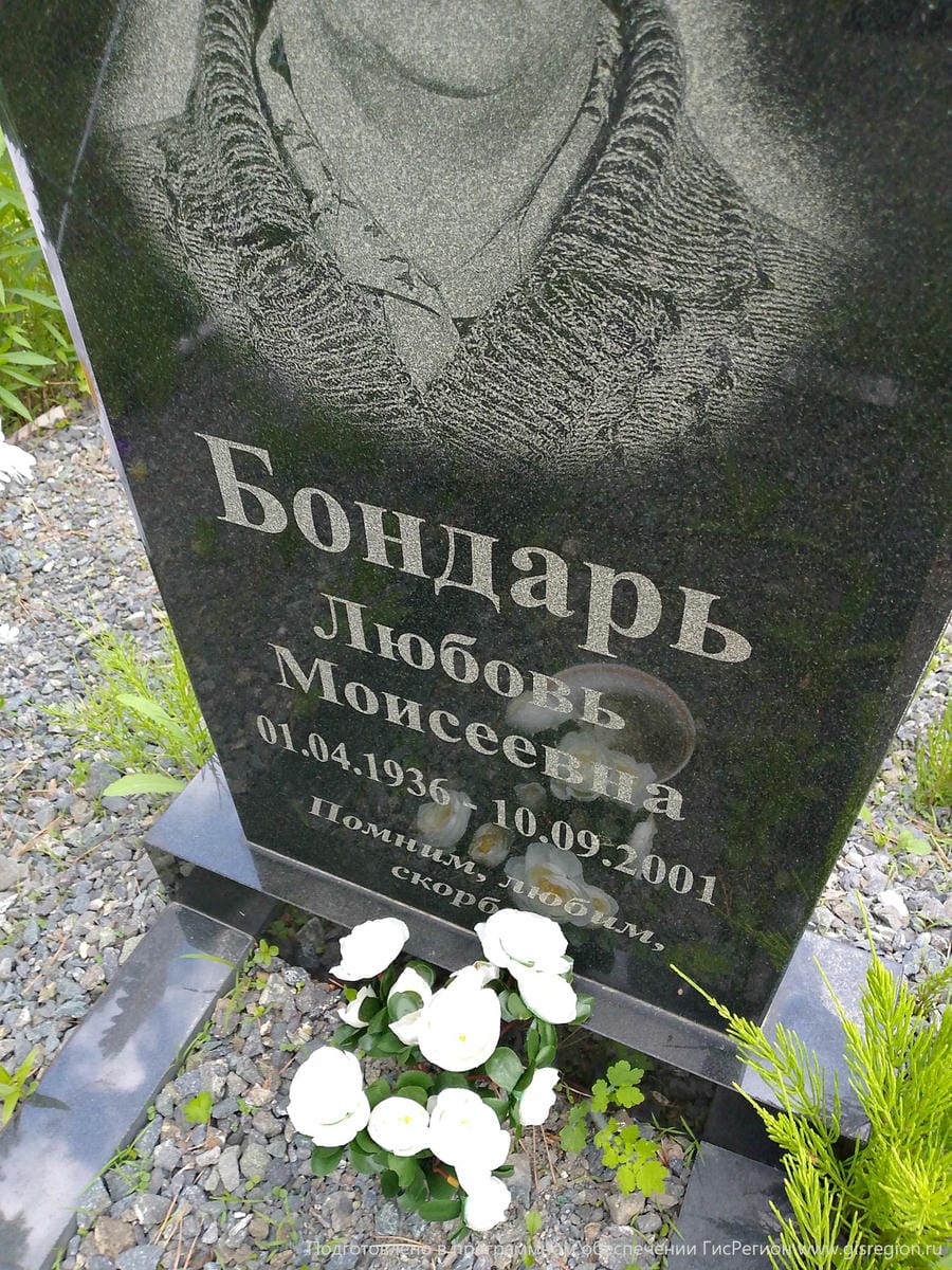 Бондарь Любовь Моисеевна