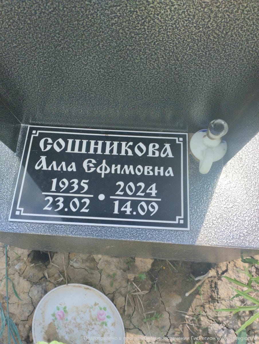 65744622-9fa4-42cd-bb0b-7431ead37f10 Сошникова Алла Ефимовна