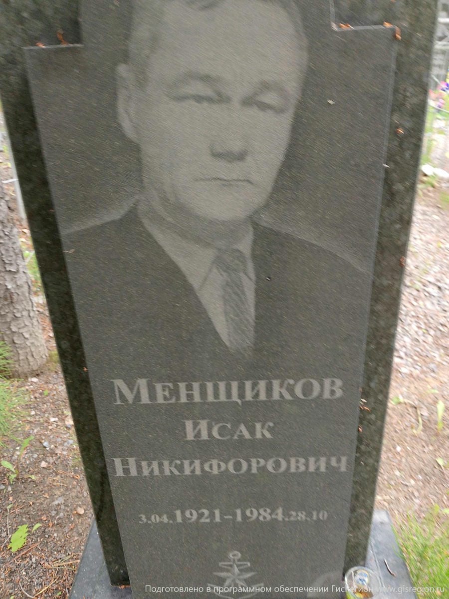 Менщиков Исак Никифорович