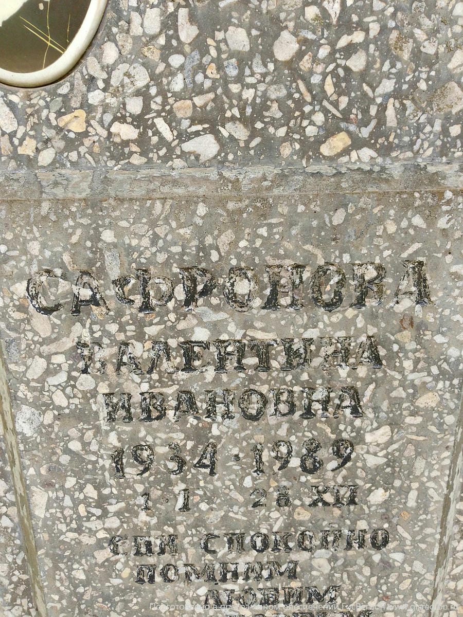Сафронова Валентина Ивановна