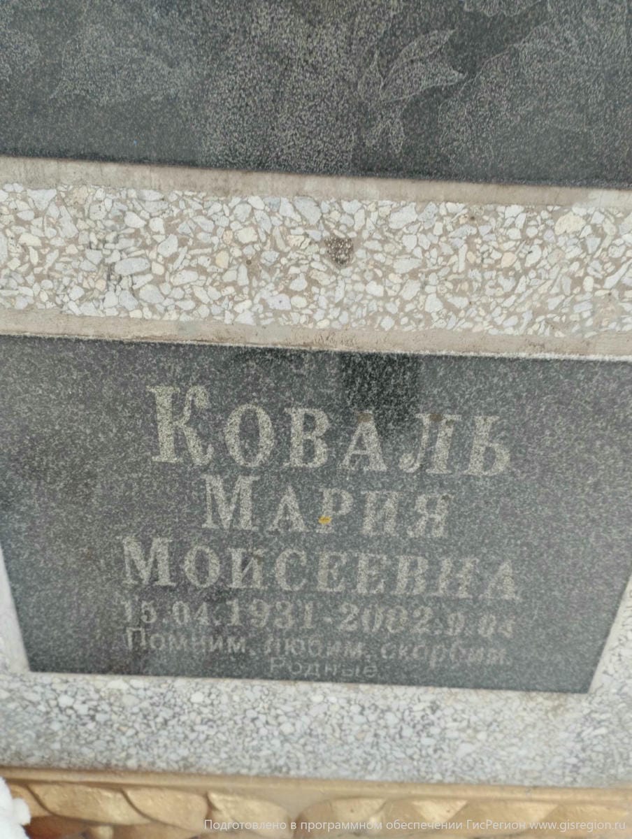 Коваль Мария Моисеевна