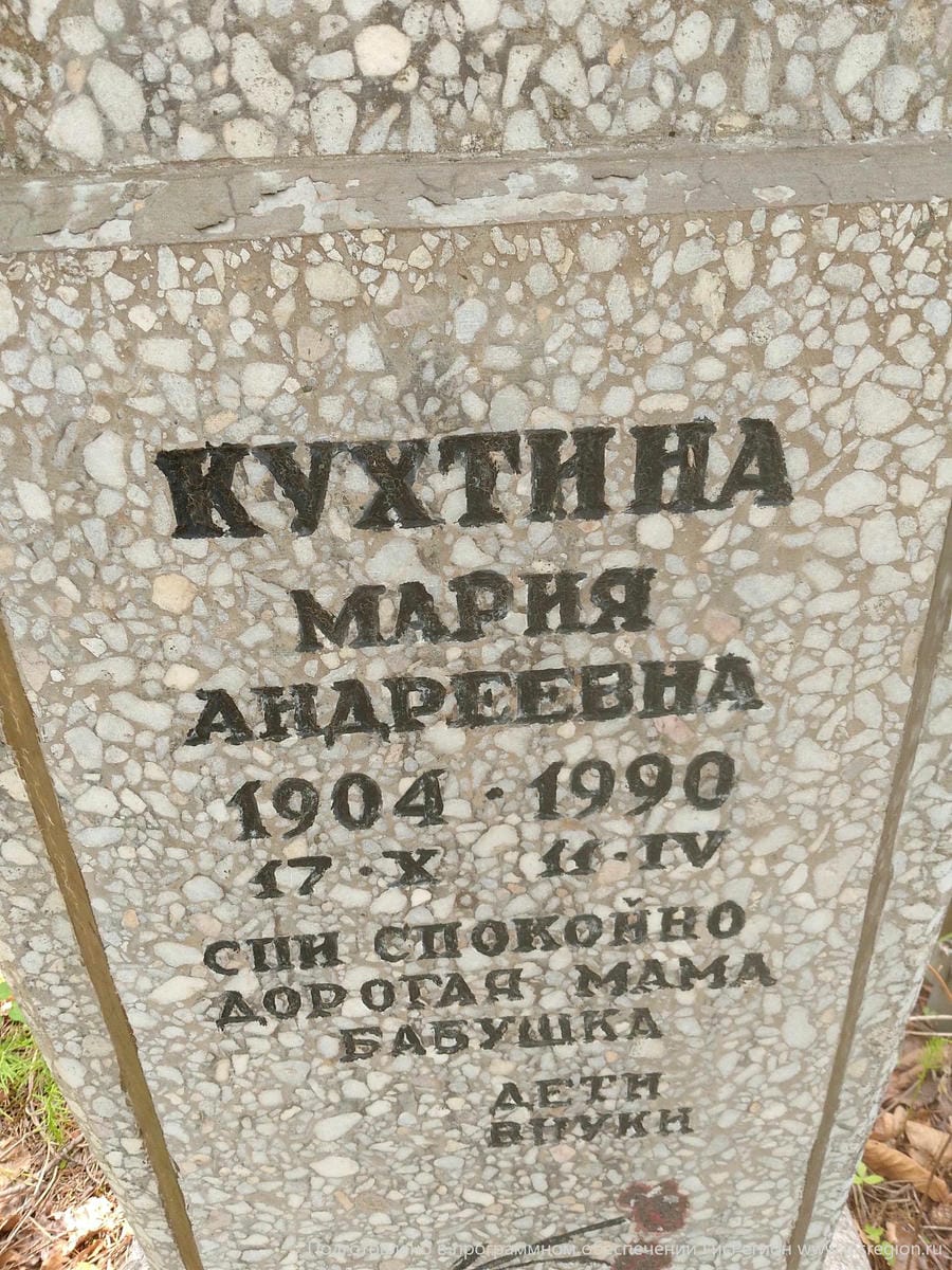 Кухтина Мария Андреевна