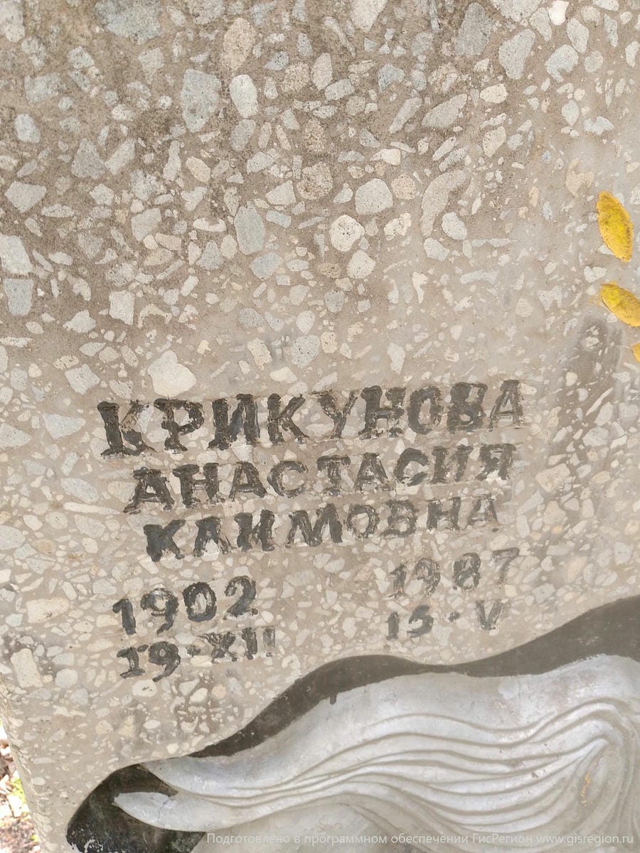 Крикунова Анастасия Климовна