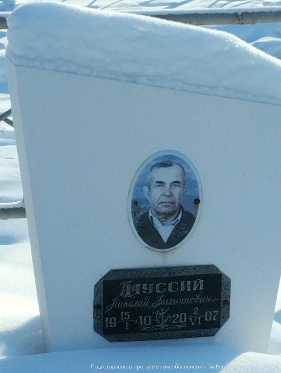 Муссий Николай Филиппович