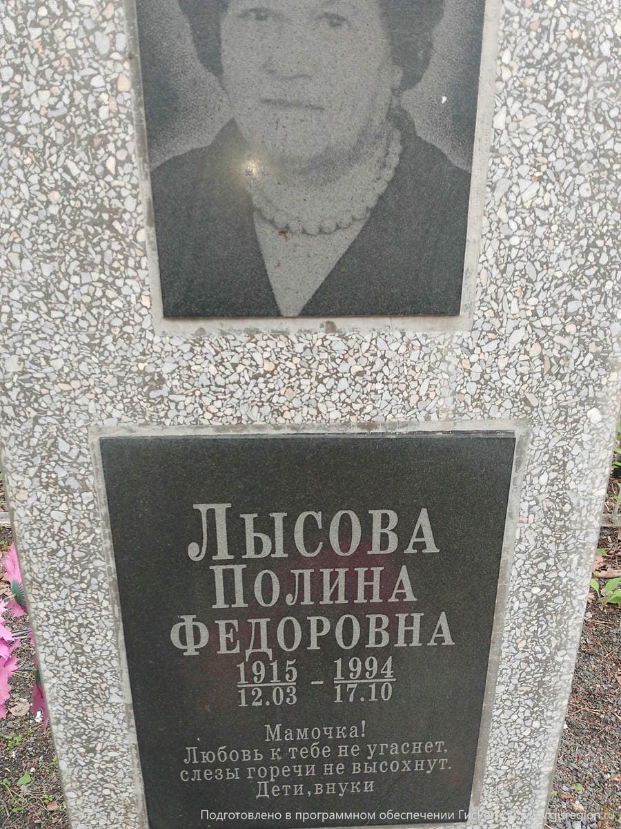Лысова Полина Федоровна