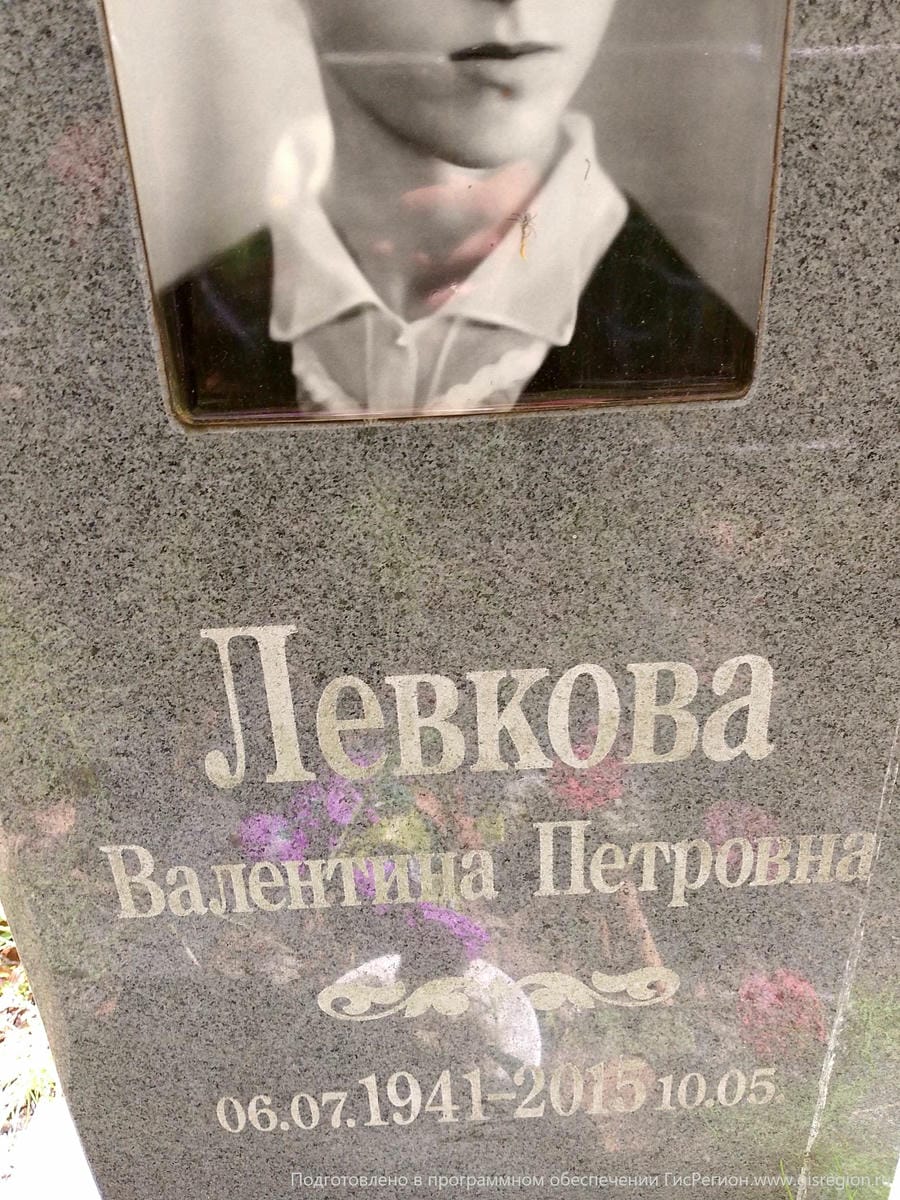 Левкова Валентина Петровна