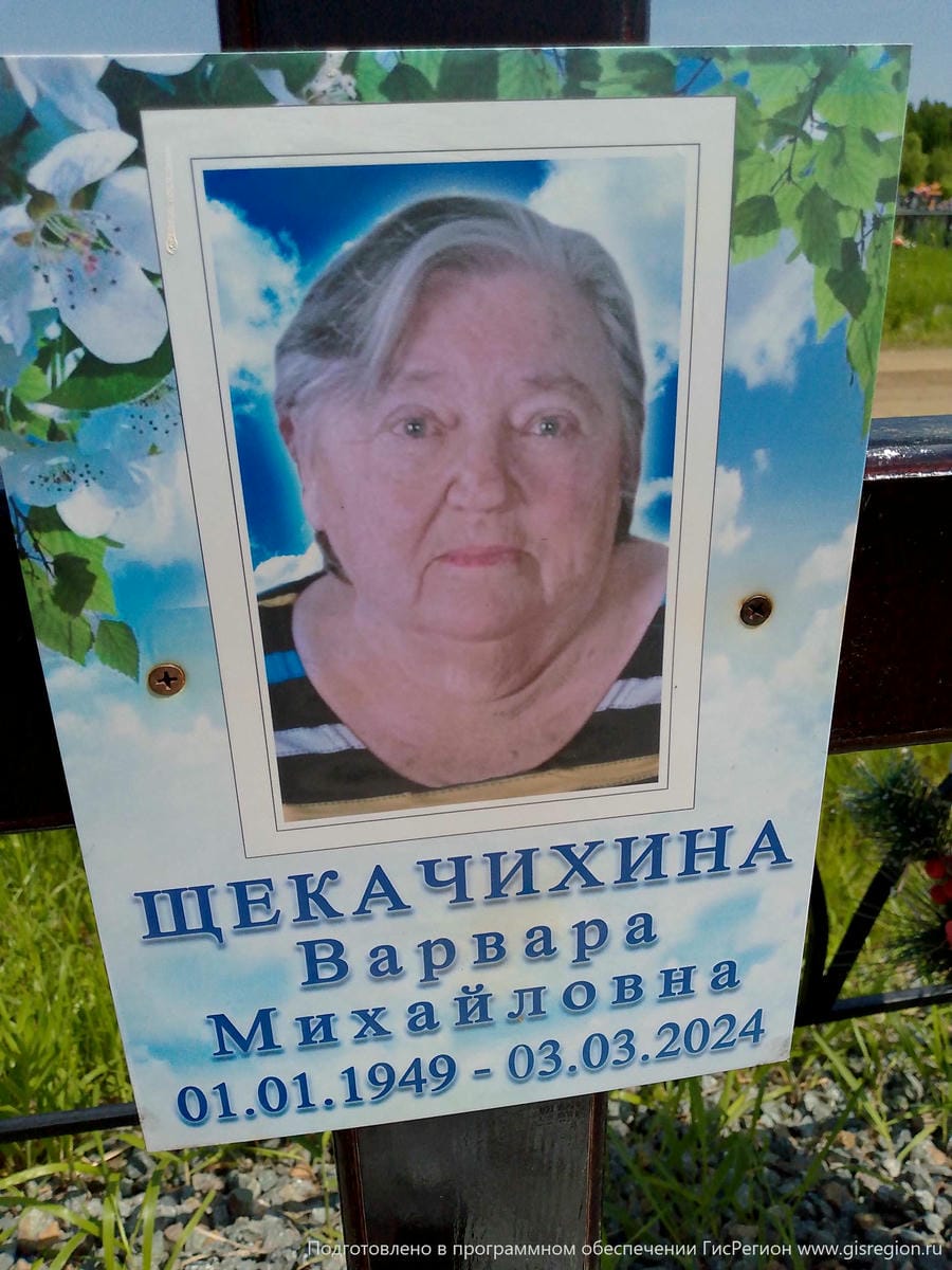 Щекачихина Варвара Михайловна