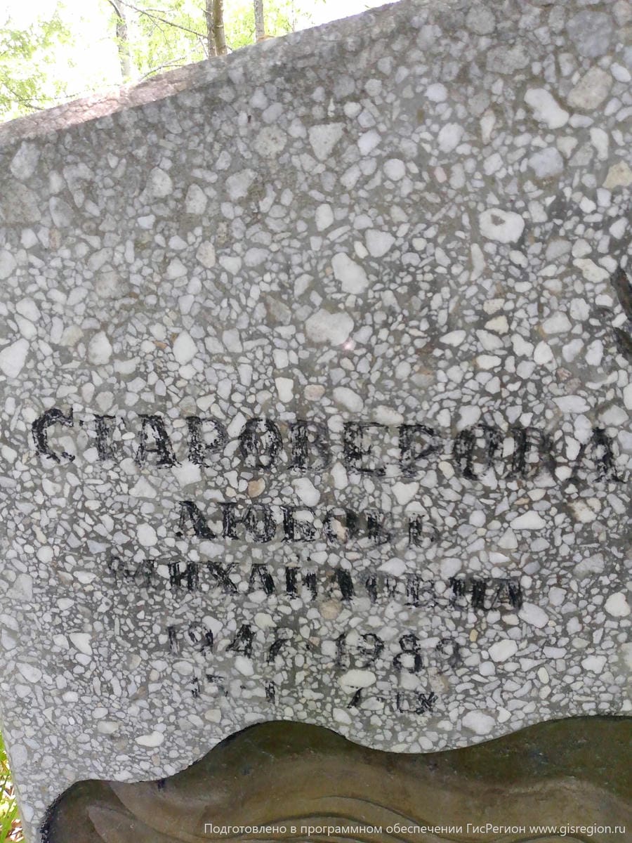 Староверова Любовь Михайловна