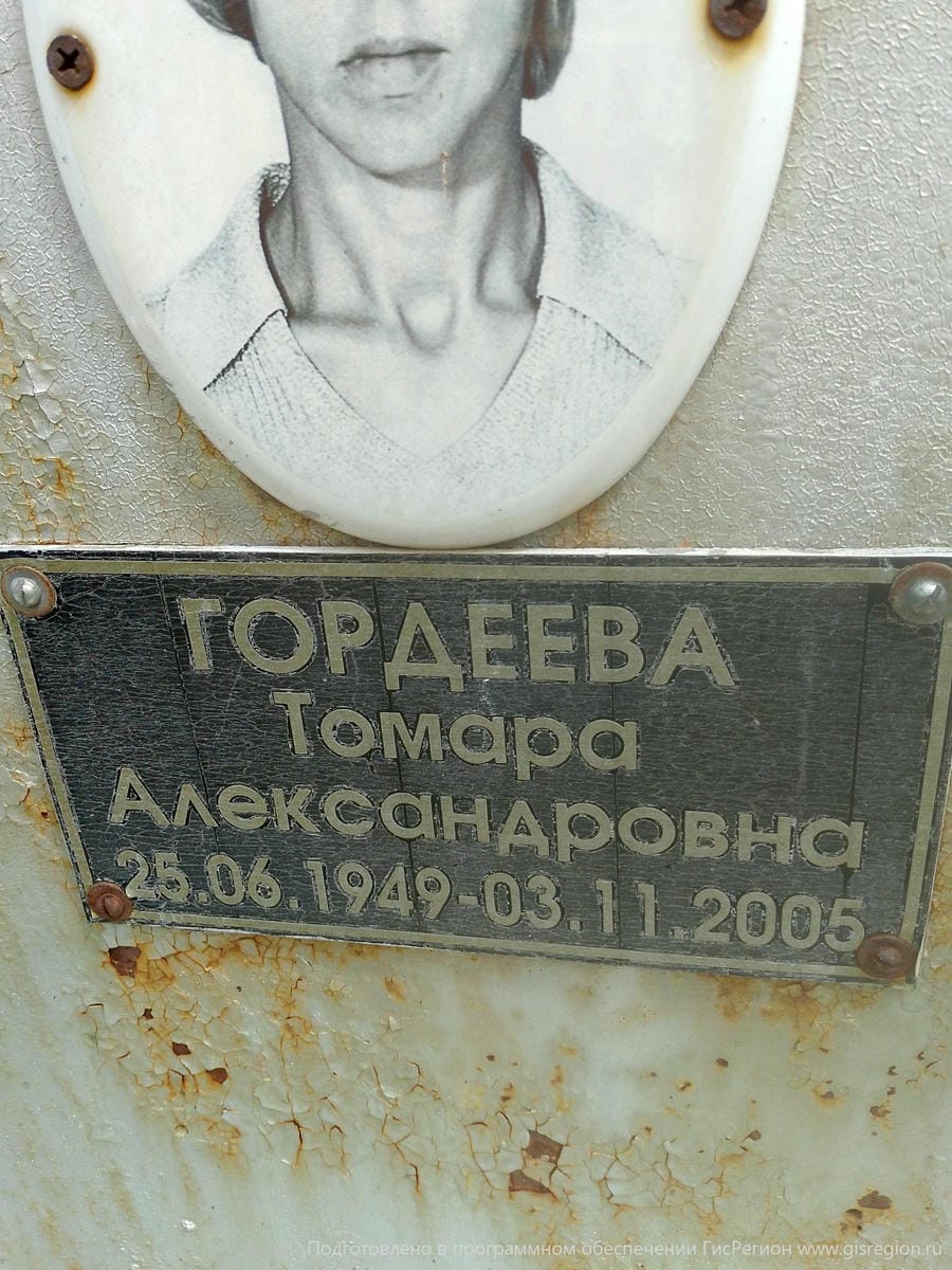 Гордеева Томара Александровна