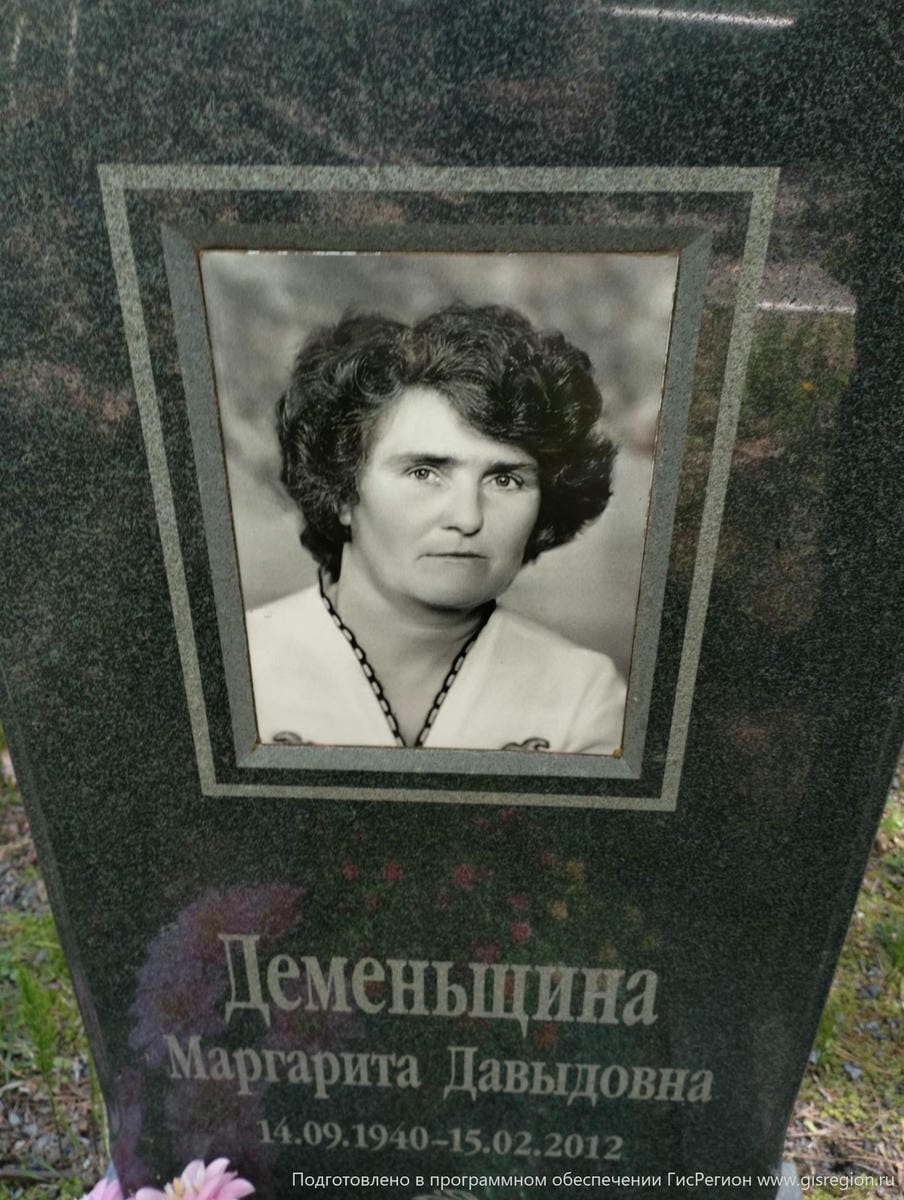Деменьщина Маргарита Давыдовна
