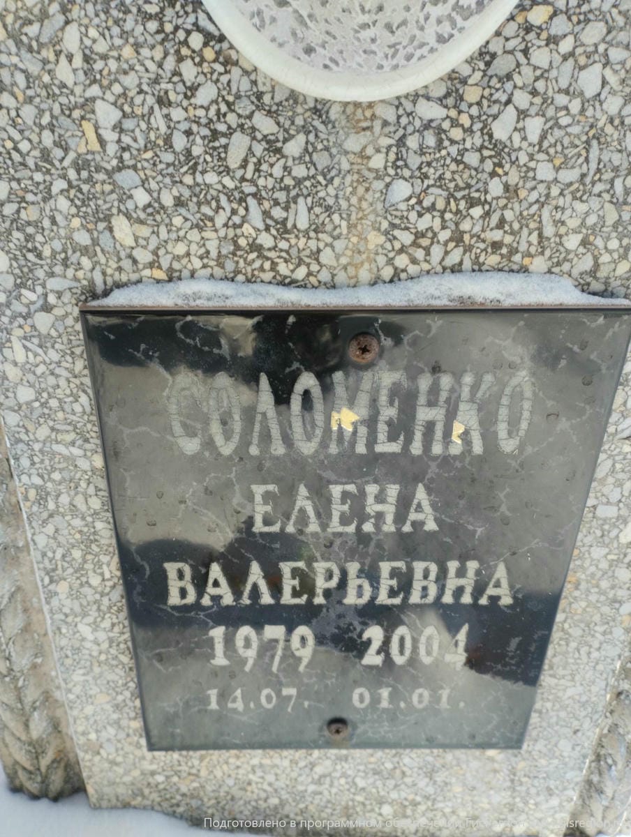 Соломенко Елена Валерьевна