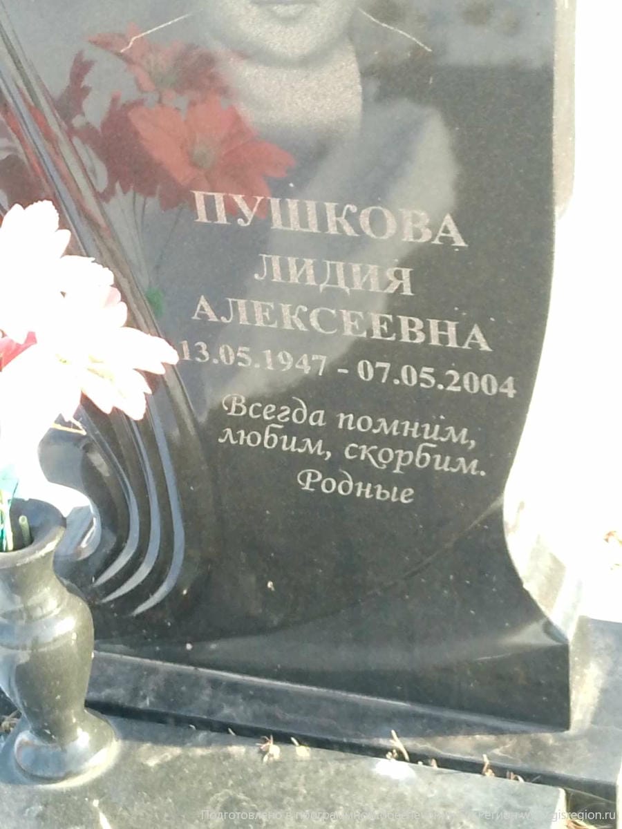 09dad1c3-6d06-490b-b6ce-4188808b1063 Пушкова Лидия Алексеевна