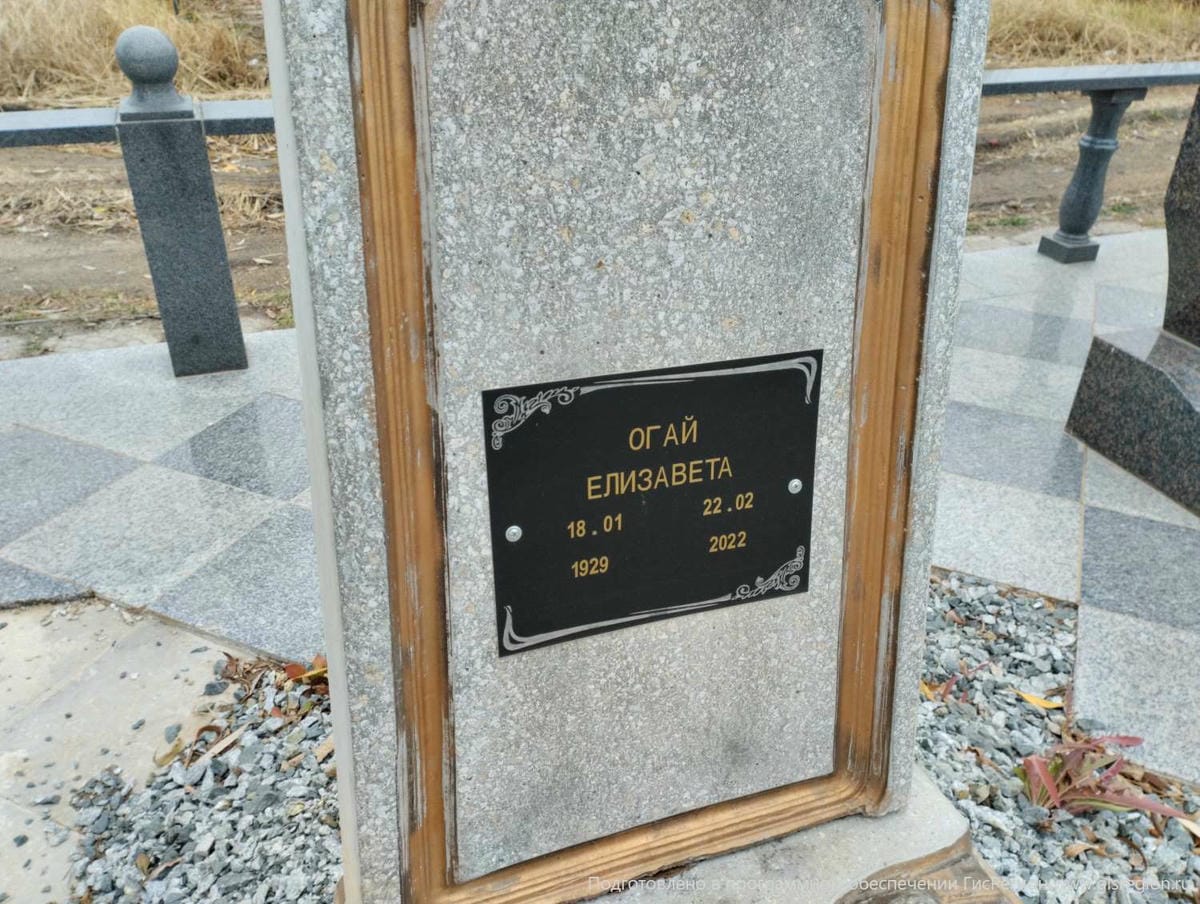 Огай Елизавета Неизвестно