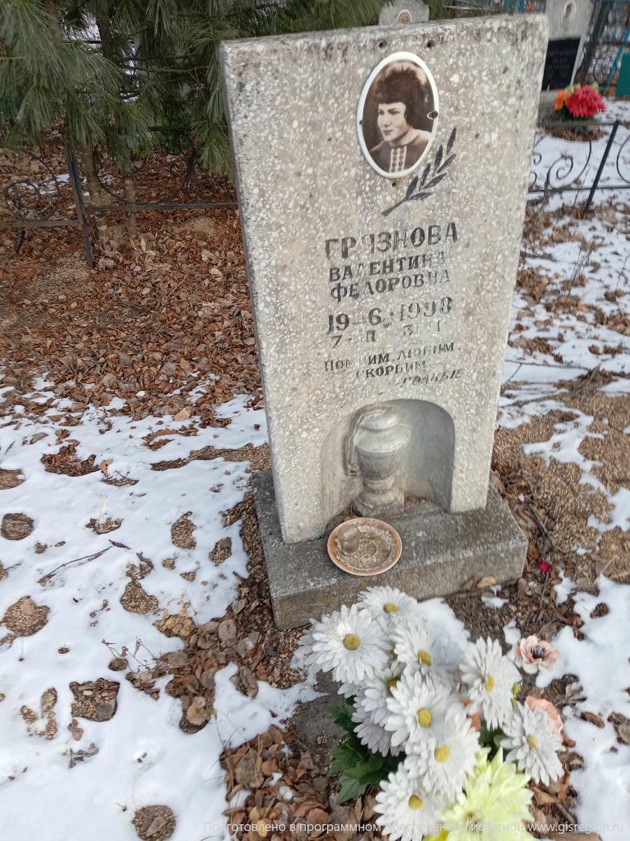 d4b91dbb-ae49-48a6-b3ec-cd5546141358 Грязнова Валентина Федоровна